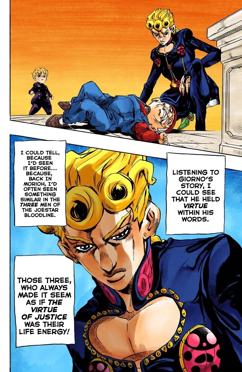 JoJo's Bizarre Adventure Part 5 - Vento Aureo (Official Colored) chapter 16 page 8