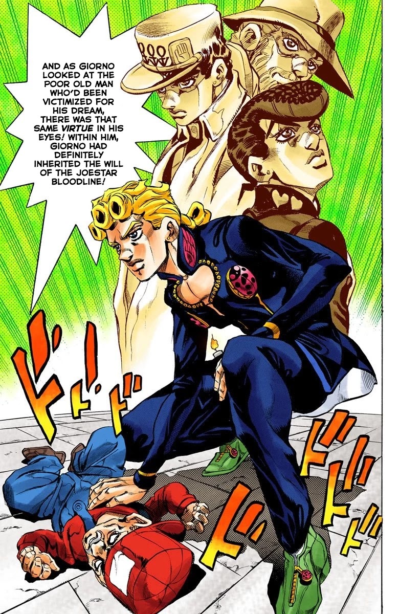 JoJo's Bizarre Adventure Part 5 - Vento Aureo (Official Colored) chapter 16 page 9