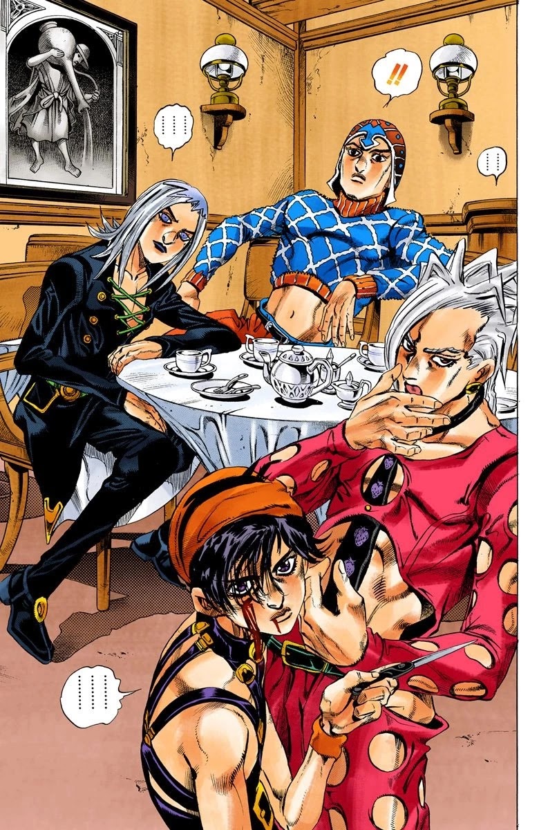 JoJo's Bizarre Adventure Part 5 - Vento Aureo (Official Colored) chapter 17 page 12