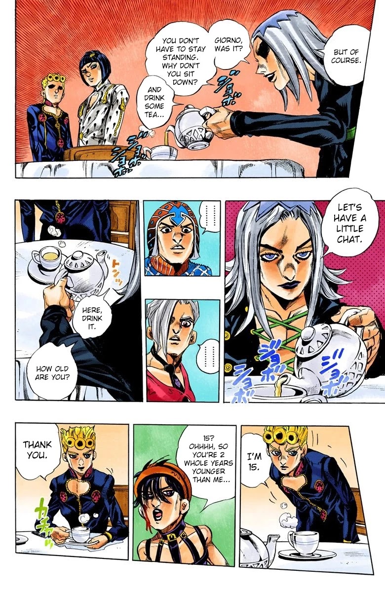 JoJo's Bizarre Adventure Part 5 - Vento Aureo (Official Colored) chapter 17 page 15