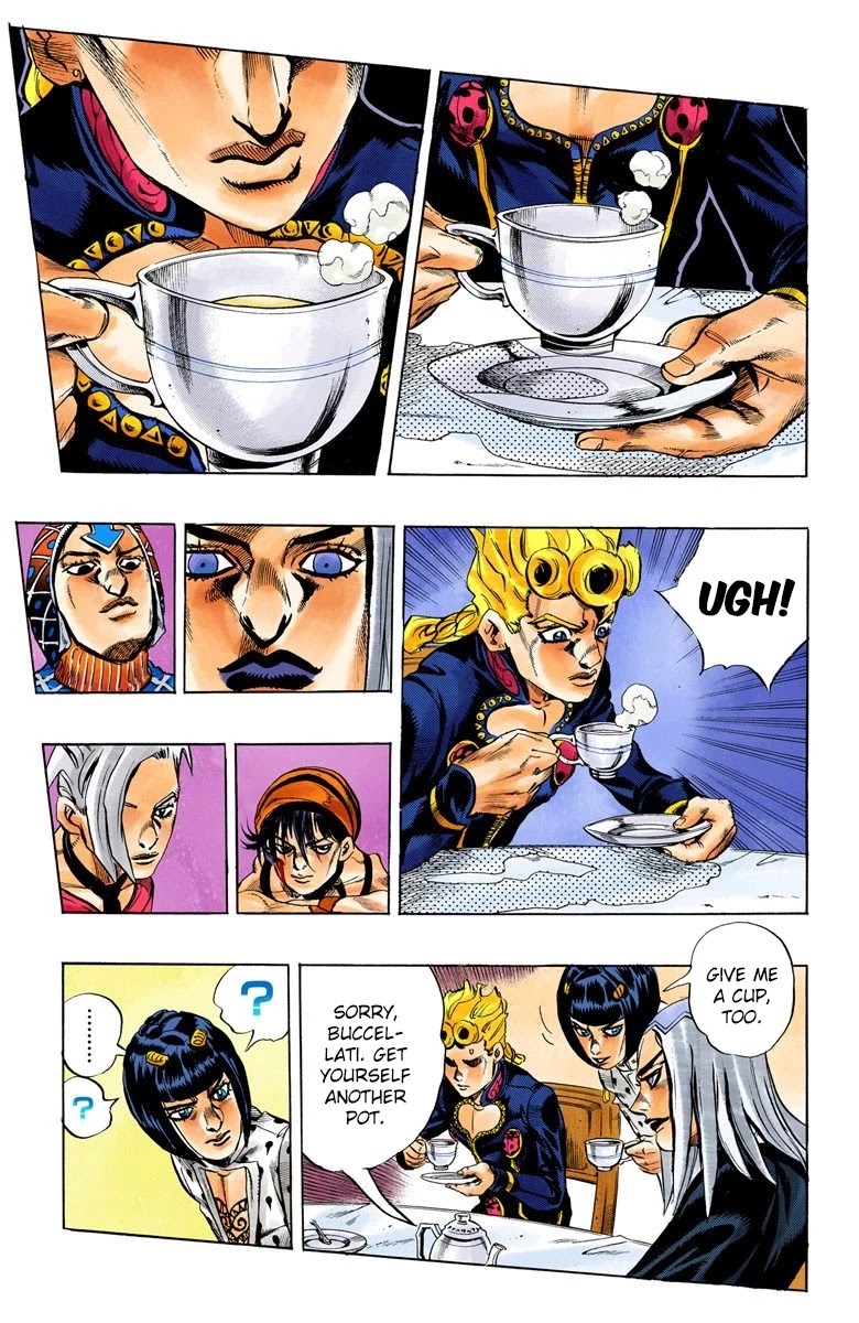 JoJo's Bizarre Adventure Part 5 - Vento Aureo (Official Colored) chapter 17 page 16