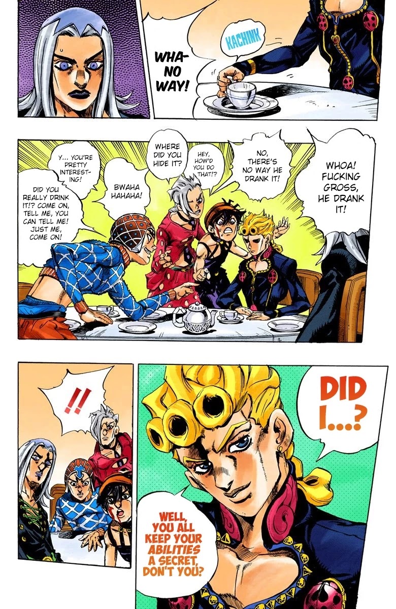 JoJo's Bizarre Adventure Part 5 - Vento Aureo (Official Colored) chapter 17 page 19