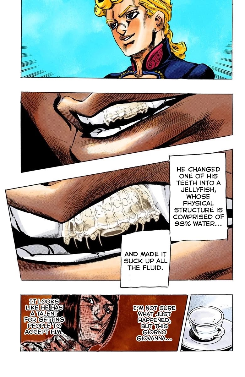 JoJo's Bizarre Adventure Part 5 - Vento Aureo (Official Colored) chapter 17 page 20