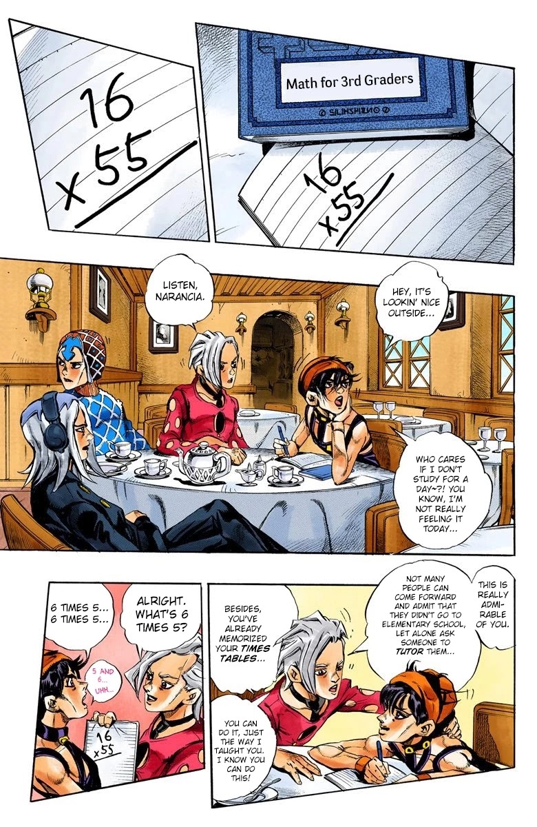 JoJo's Bizarre Adventure Part 5 - Vento Aureo (Official Colored) chapter 17 page 6