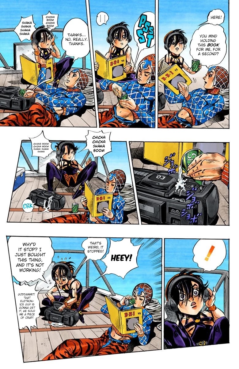 JoJo's Bizarre Adventure Part 5 - Vento Aureo (Official Colored) chapter 18 page 13