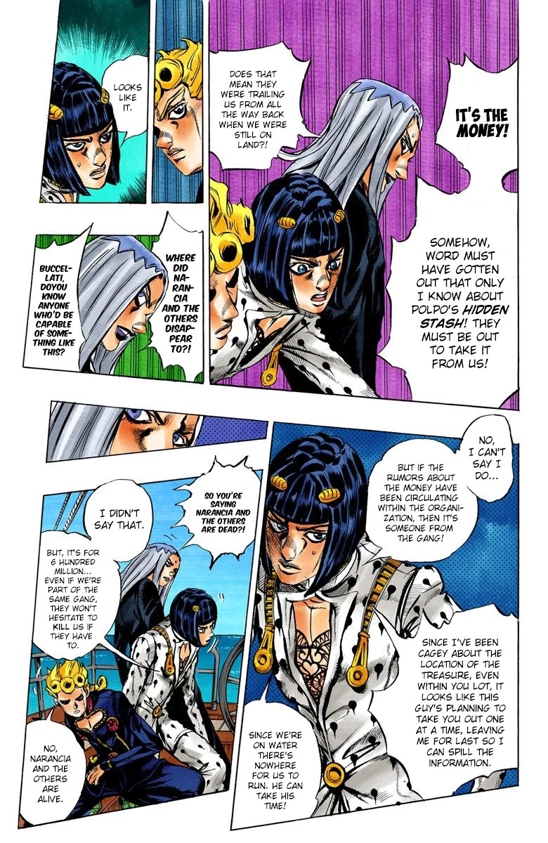 JoJo's Bizarre Adventure Part 5 - Vento Aureo (Official Colored) chapter 19 page 10