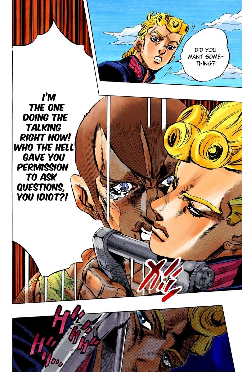 JoJo's Bizarre Adventure Part 5 - Vento Aureo (Official Colored) chapter 2 page 11