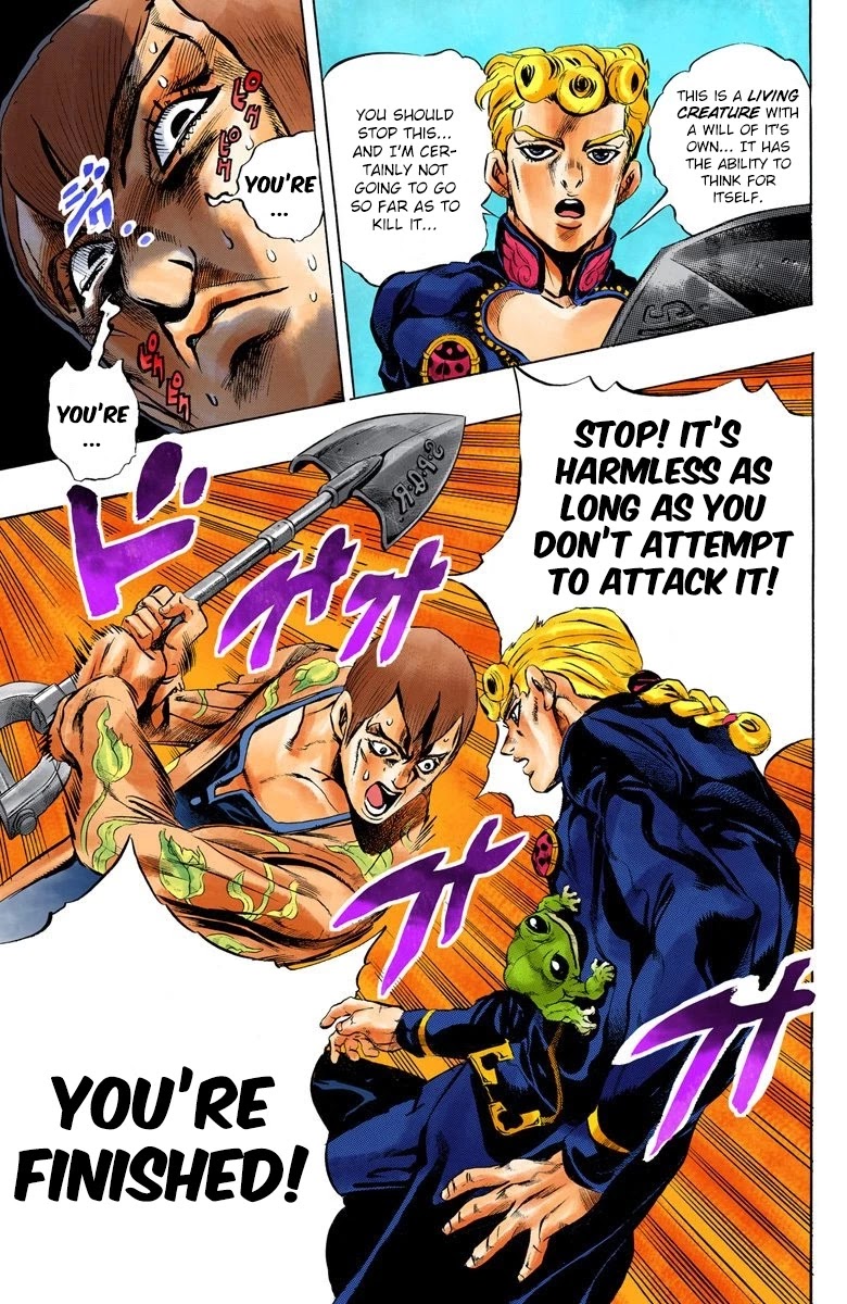 JoJo's Bizarre Adventure Part 5 - Vento Aureo (Official Colored) chapter 2 page 16