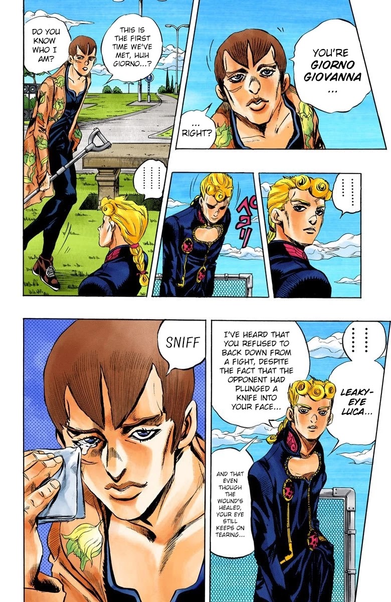 JoJo's Bizarre Adventure Part 5 - Vento Aureo (Official Colored) chapter 2 page 9