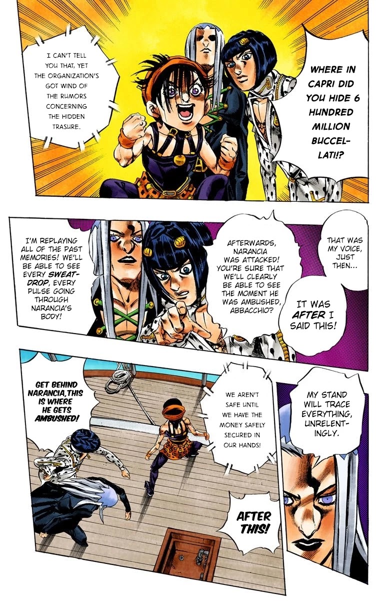 JoJo's Bizarre Adventure Part 5 - Vento Aureo (Official Colored) chapter 20 page 18