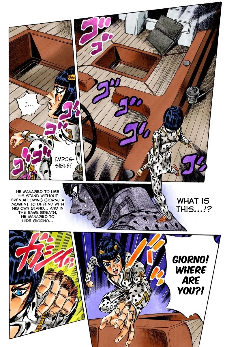 JoJo's Bizarre Adventure Part 5 - Vento Aureo (Official Colored) chapter 20 page 5