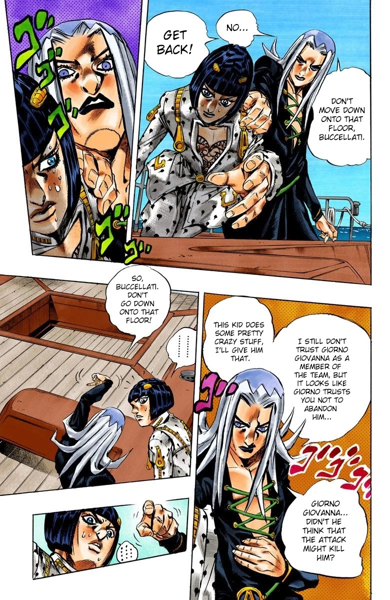 JoJo's Bizarre Adventure Part 5 - Vento Aureo (Official Colored) chapter 20 page 6