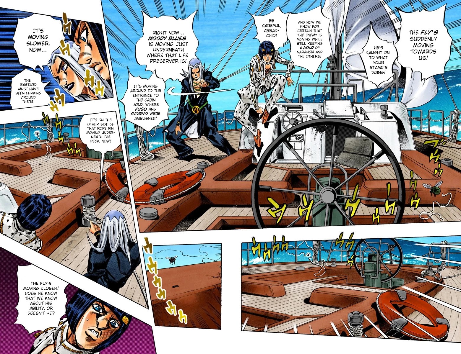 JoJo's Bizarre Adventure Part 5 - Vento Aureo (Official Colored) chapter 21 page 11