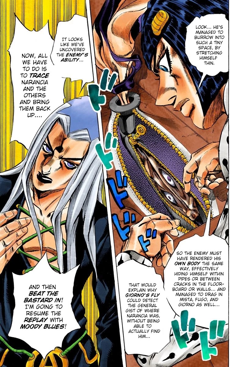 JoJo's Bizarre Adventure Part 5 - Vento Aureo (Official Colored) chapter 21 page 8