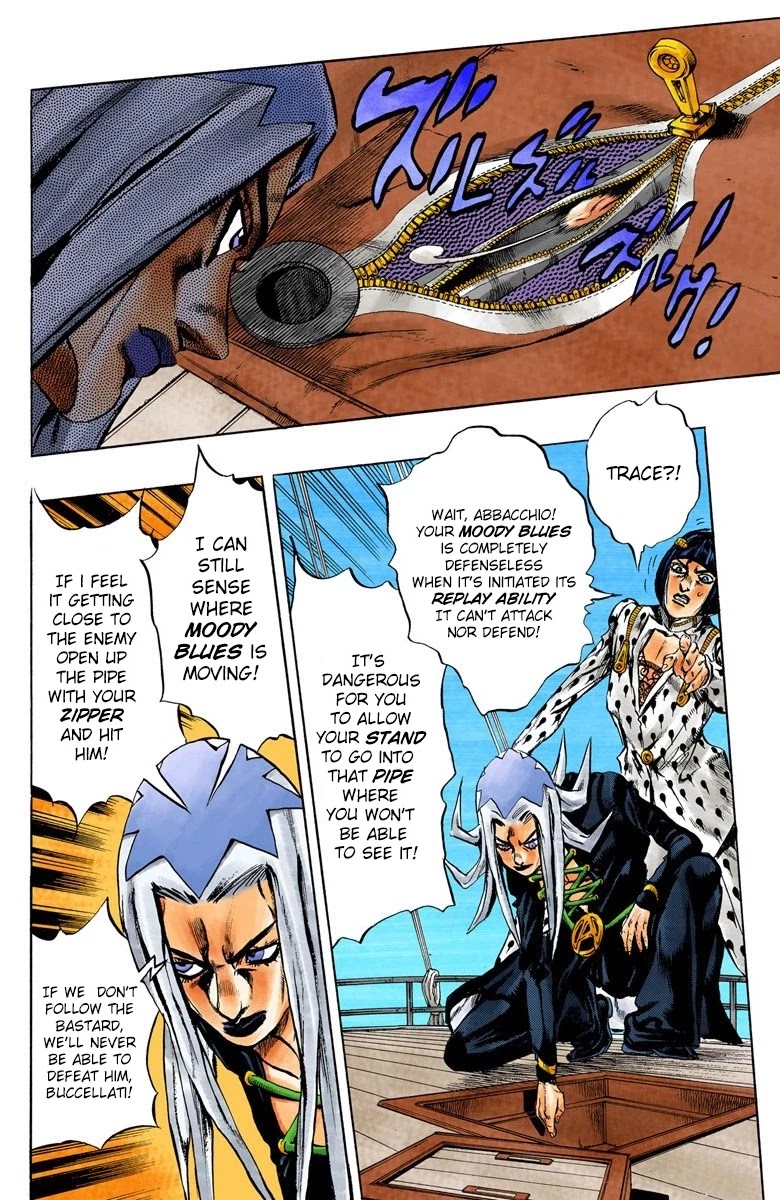 JoJo's Bizarre Adventure Part 5 - Vento Aureo (Official Colored) chapter 21 page 9