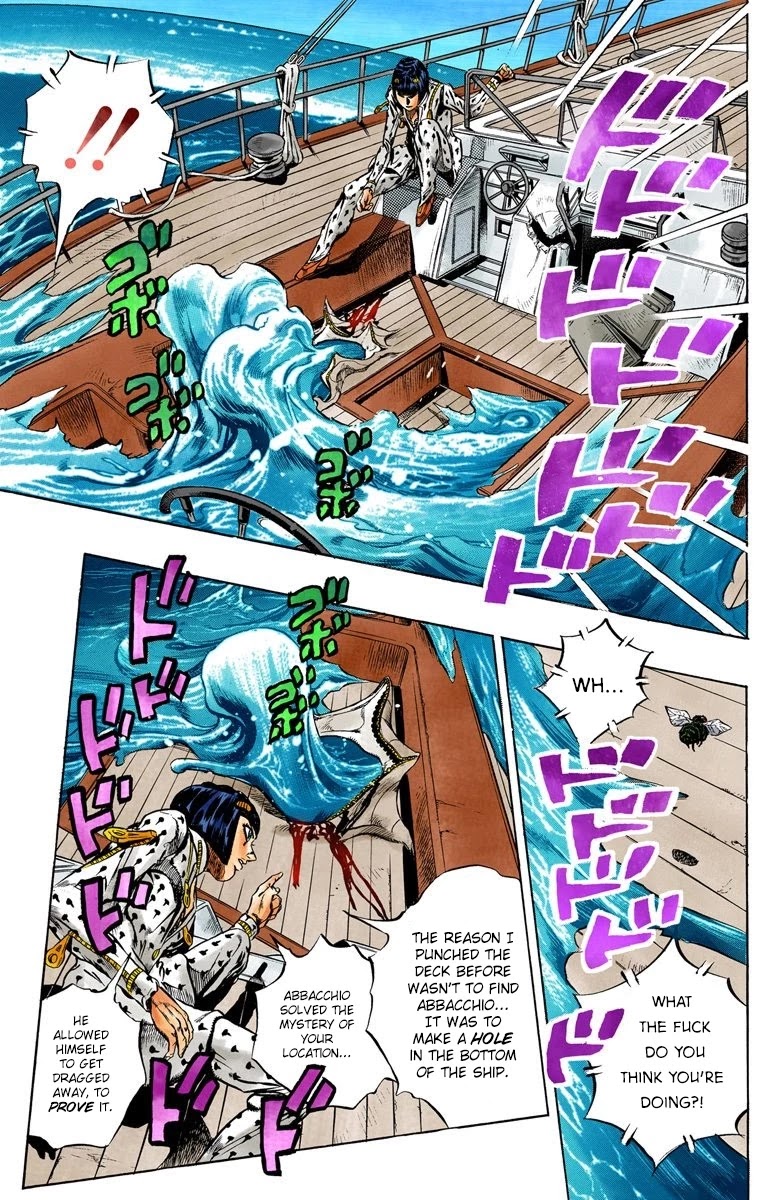 JoJo's Bizarre Adventure Part 5 - Vento Aureo (Official Colored) chapter 22 page 12