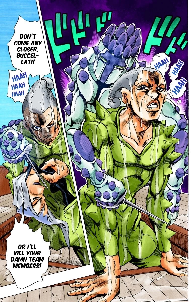 JoJo's Bizarre Adventure Part 5 - Vento Aureo (Official Colored) chapter 22 page 17