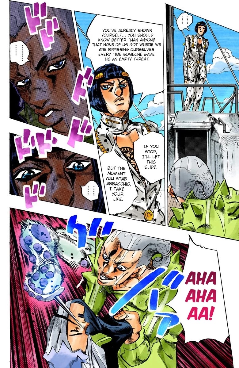 JoJo's Bizarre Adventure Part 5 - Vento Aureo (Official Colored) chapter 22 page 18