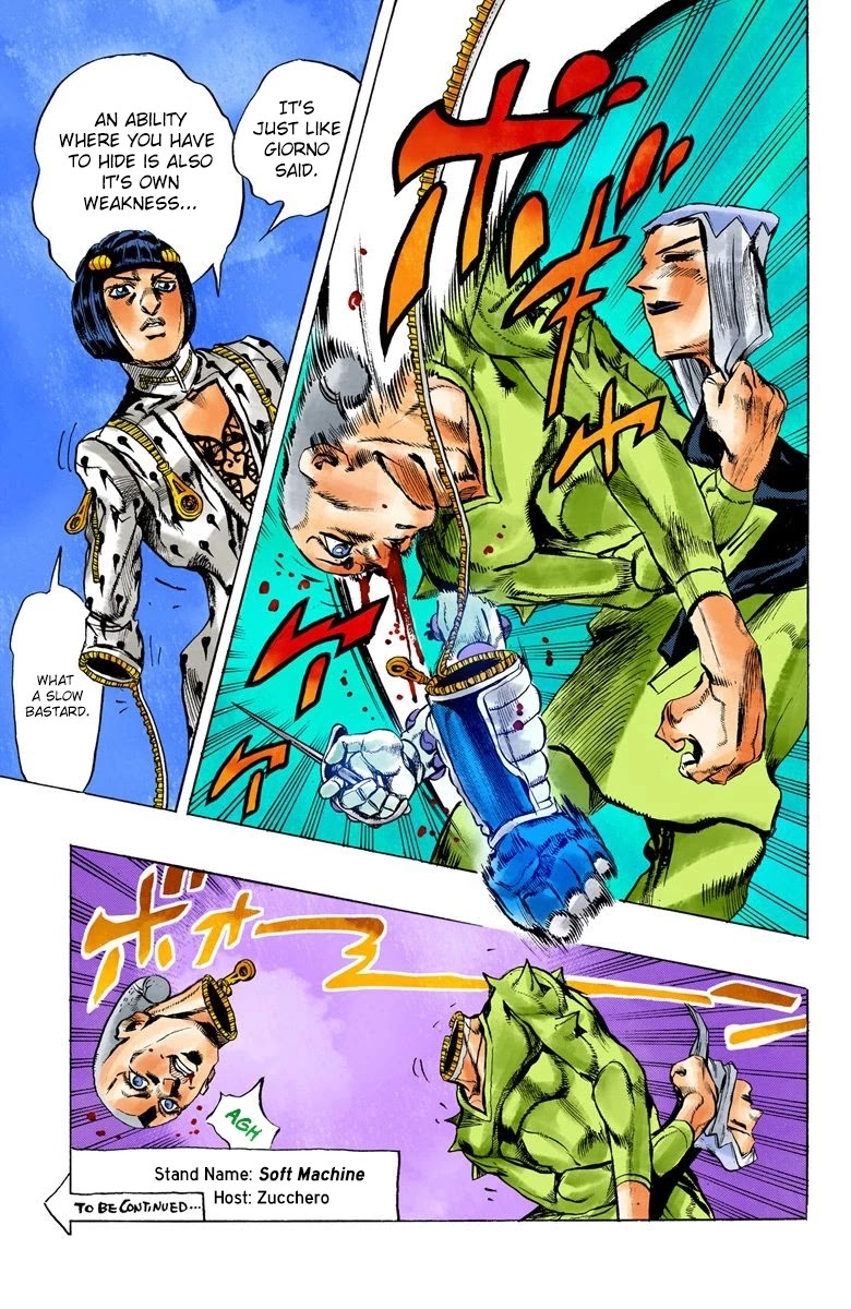 JoJo's Bizarre Adventure Part 5 - Vento Aureo (Official Colored) chapter 22 page 19