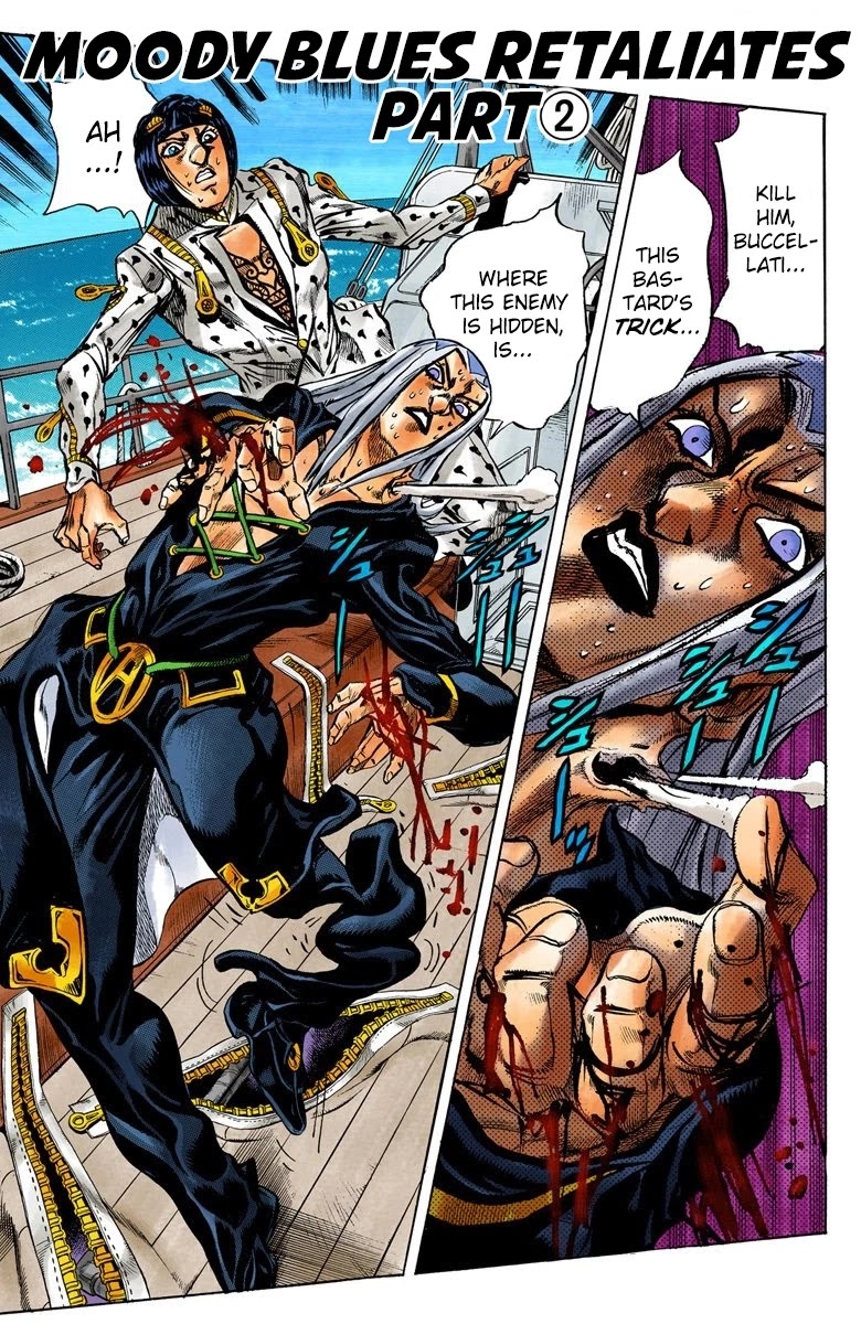 JoJo's Bizarre Adventure Part 5 - Vento Aureo (Official Colored) chapter 22 page 2