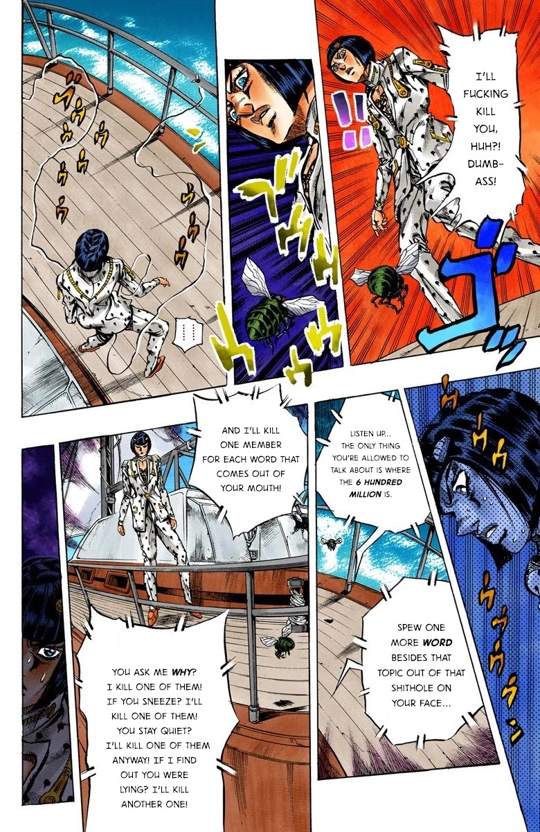 JoJo's Bizarre Adventure Part 5 - Vento Aureo (Official Colored) chapter 22 page 9