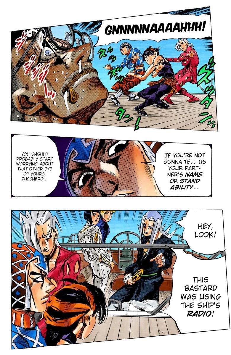 JoJo's Bizarre Adventure Part 5 - Vento Aureo (Official Colored) chapter 23 page 11