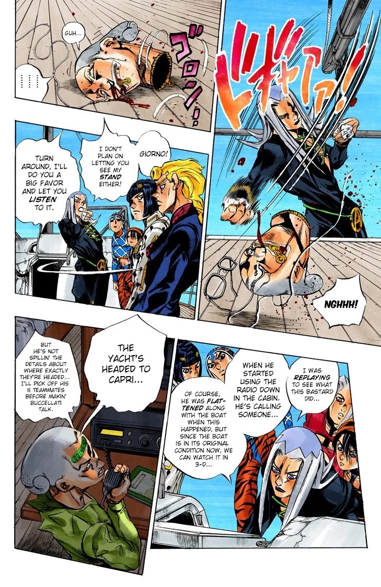 JoJo's Bizarre Adventure Part 5 - Vento Aureo (Official Colored) chapter 23 page 13