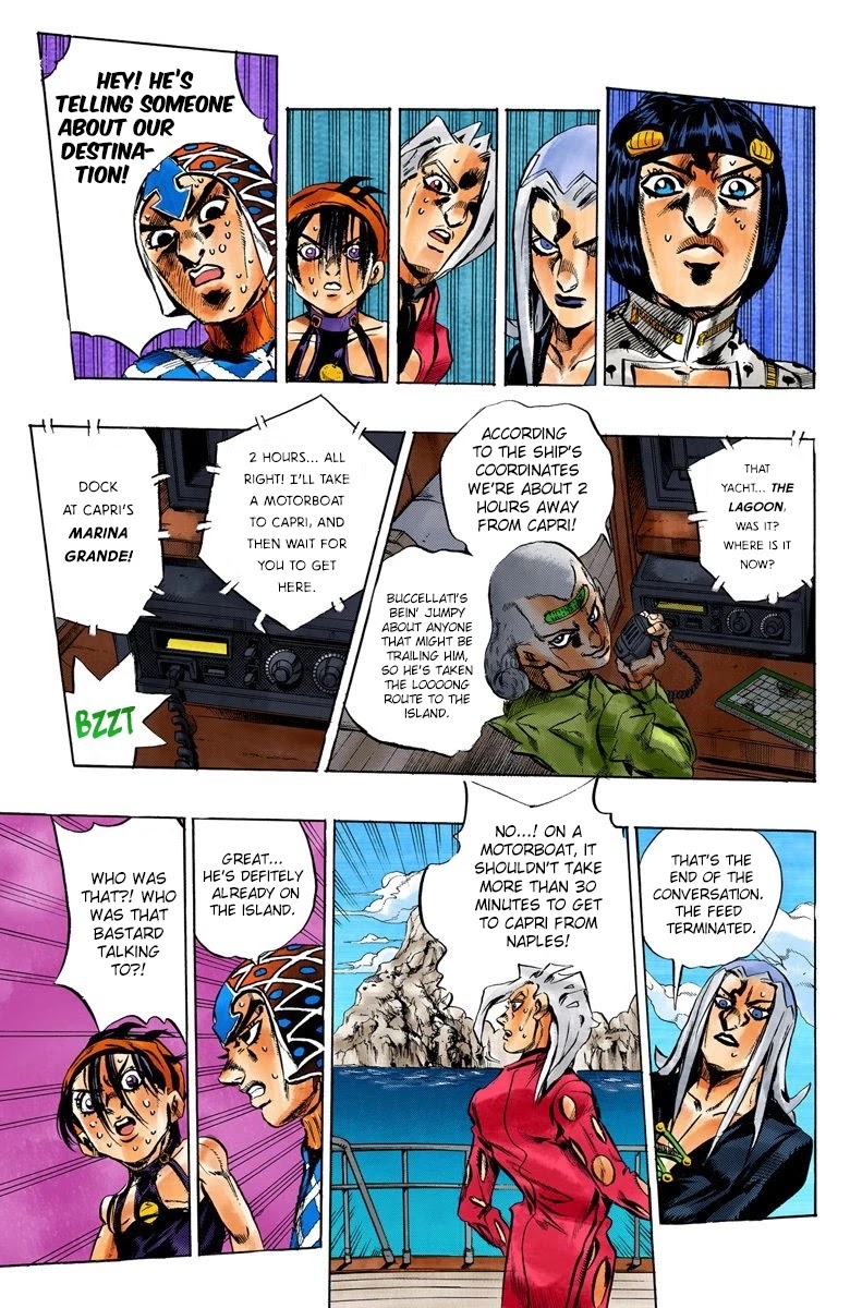 JoJo's Bizarre Adventure Part 5 - Vento Aureo (Official Colored) chapter 23 page 14