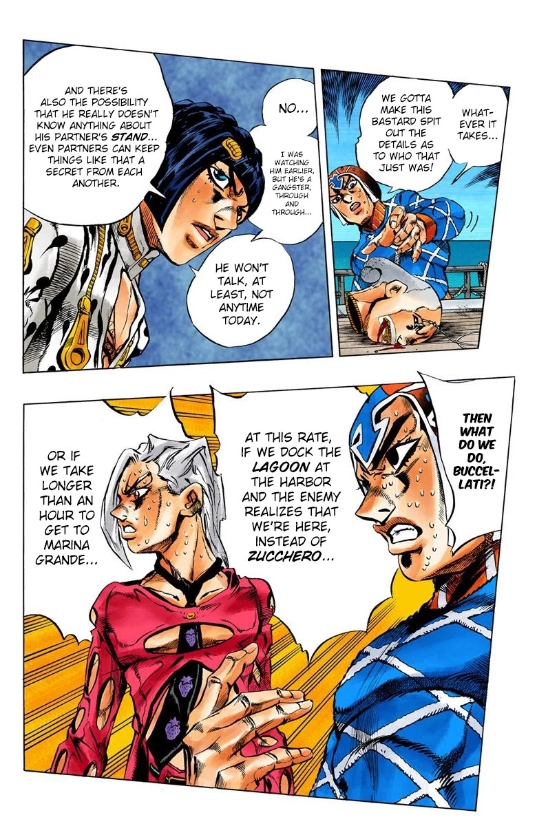 JoJo's Bizarre Adventure Part 5 - Vento Aureo (Official Colored) chapter 23 page 15