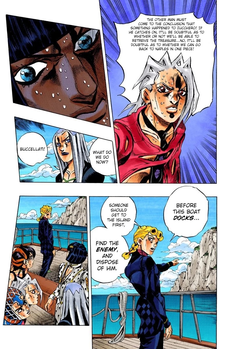 JoJo's Bizarre Adventure Part 5 - Vento Aureo (Official Colored) chapter 23 page 16