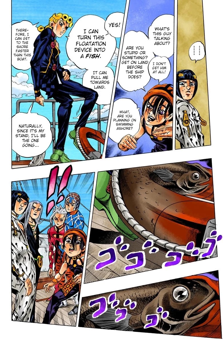 JoJo's Bizarre Adventure Part 5 - Vento Aureo (Official Colored) chapter 23 page 17