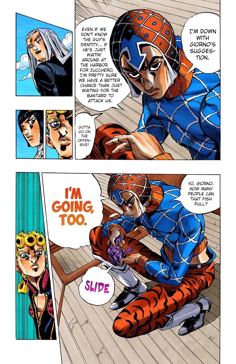 JoJo's Bizarre Adventure Part 5 - Vento Aureo (Official Colored) chapter 23 page 19