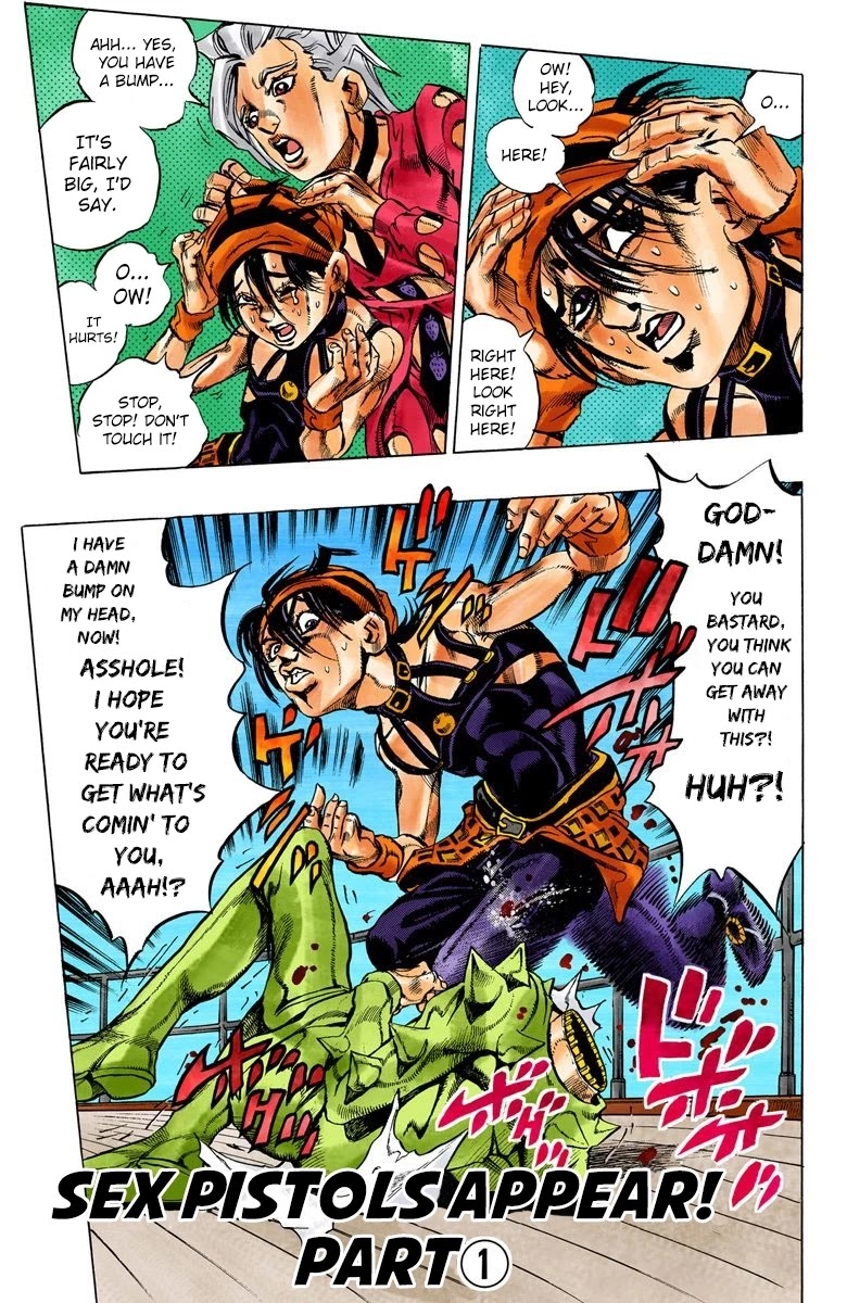 JoJo's Bizarre Adventure Part 5 - Vento Aureo (Official Colored) chapter 23 page 2