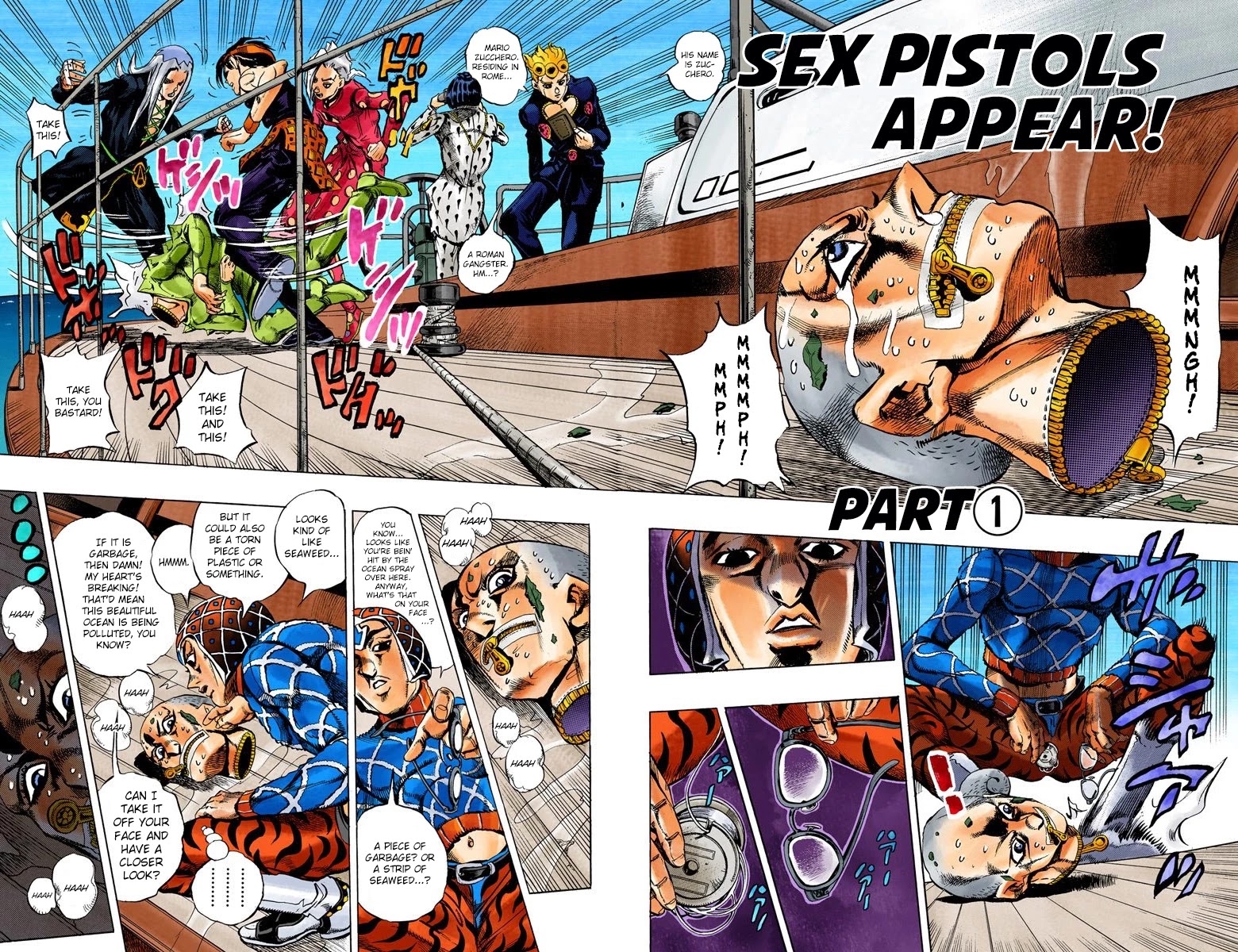 JoJo's Bizarre Adventure Part 5 - Vento Aureo (Official Colored) chapter 23 page 3