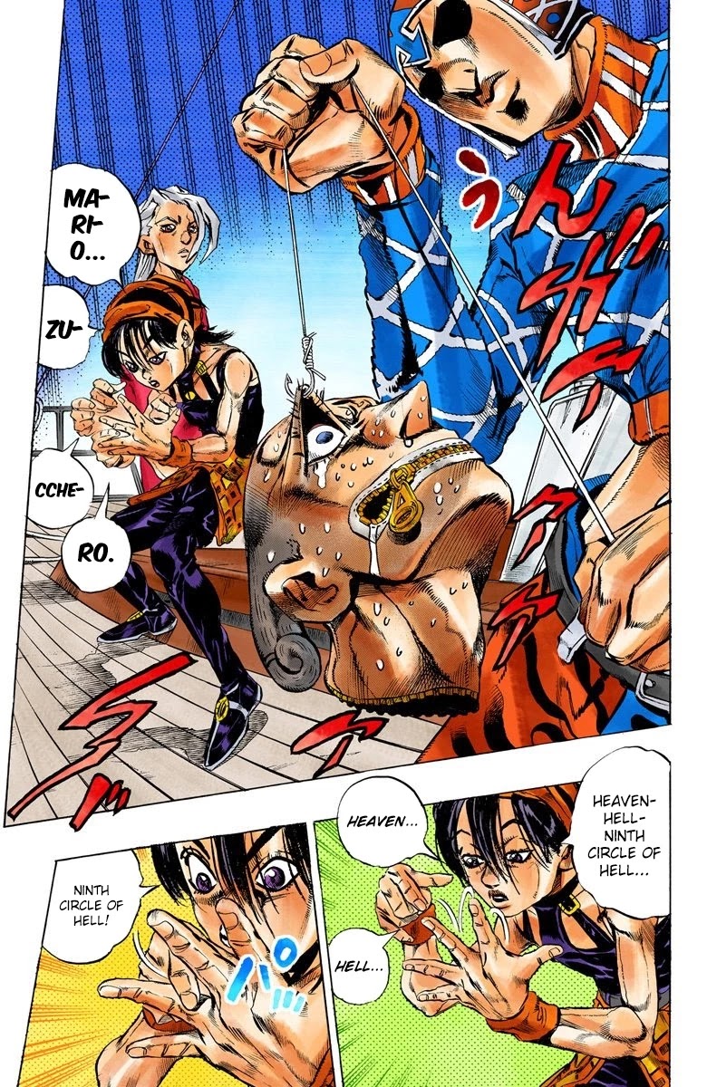 JoJo's Bizarre Adventure Part 5 - Vento Aureo (Official Colored) chapter 23 page 8