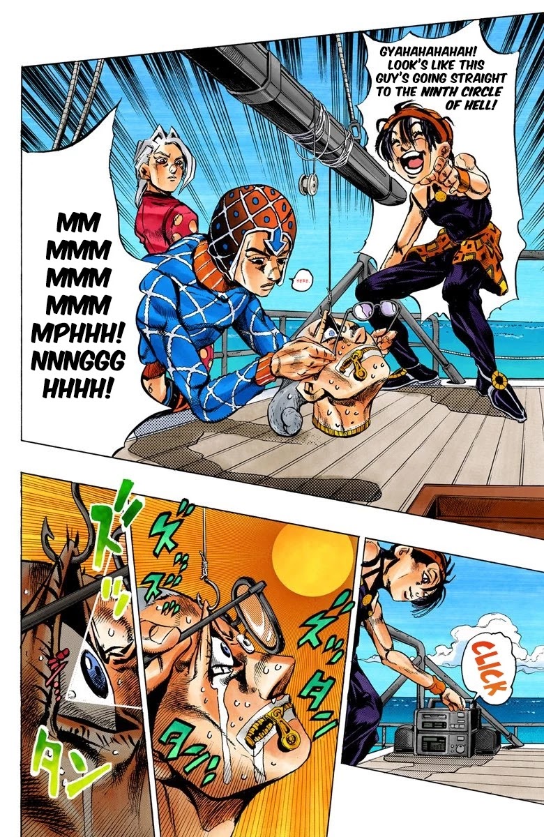 JoJo's Bizarre Adventure Part 5 - Vento Aureo (Official Colored) chapter 23 page 9