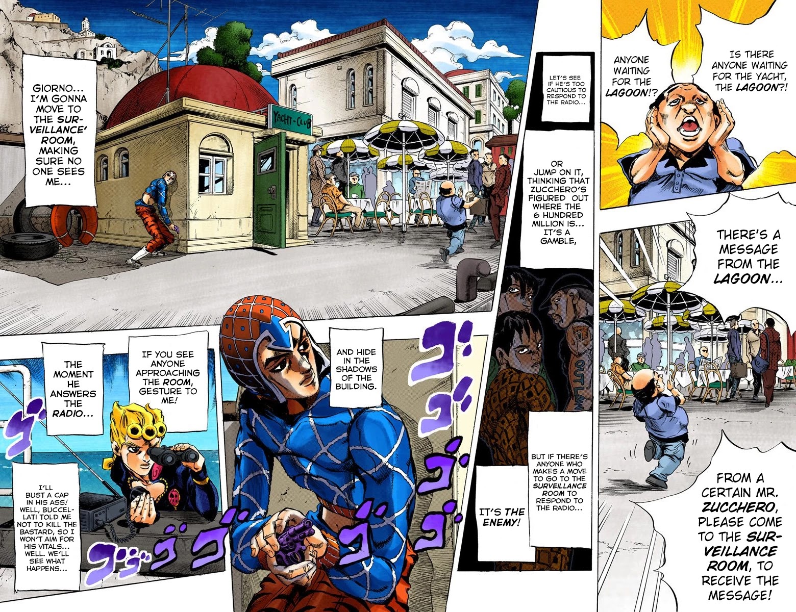 JoJo's Bizarre Adventure Part 5 - Vento Aureo (Official Colored) chapter 24 page 10