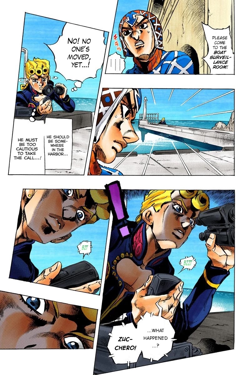 JoJo's Bizarre Adventure Part 5 - Vento Aureo (Official Colored) chapter 24 page 12