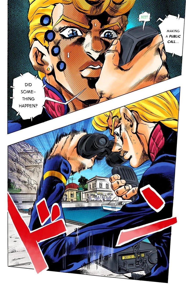 JoJo's Bizarre Adventure Part 5 - Vento Aureo (Official Colored) chapter 24 page 13