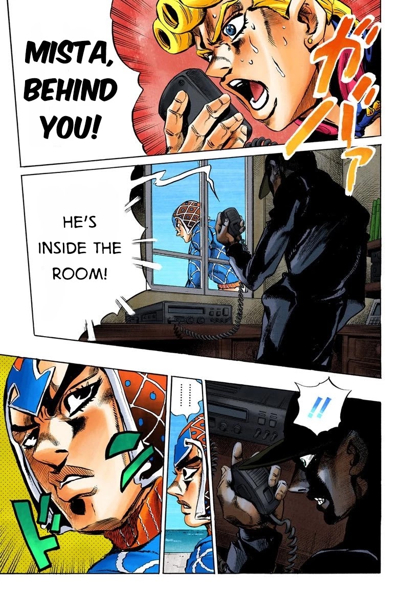 JoJo's Bizarre Adventure Part 5 - Vento Aureo (Official Colored) chapter 24 page 18