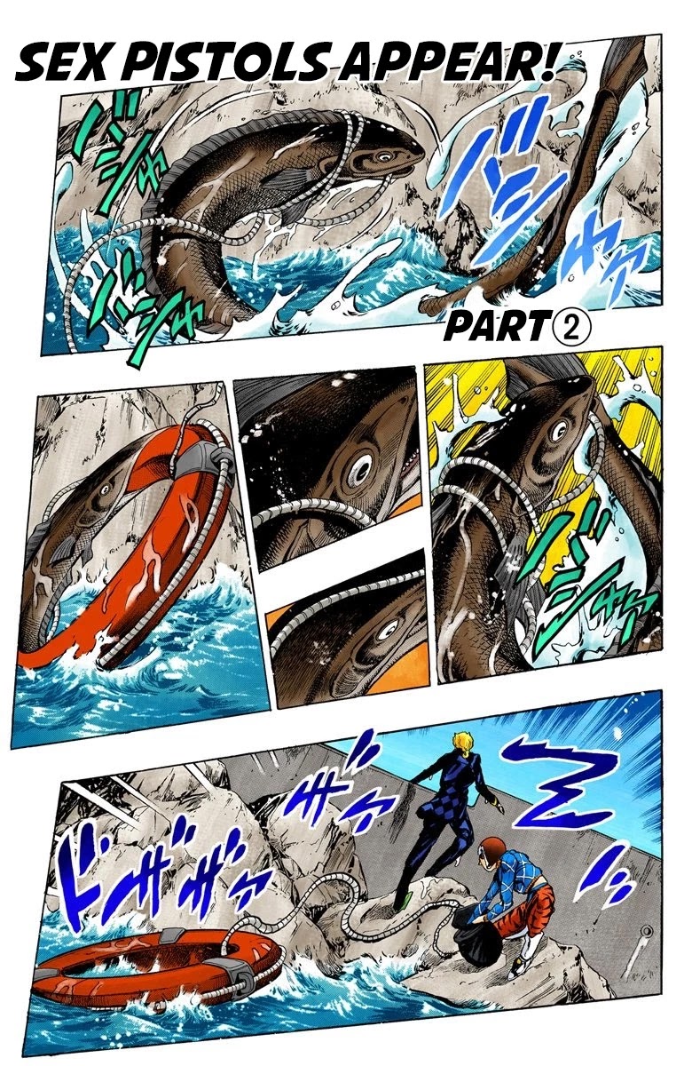 JoJo's Bizarre Adventure Part 5 - Vento Aureo (Official Colored) chapter 24 page 2