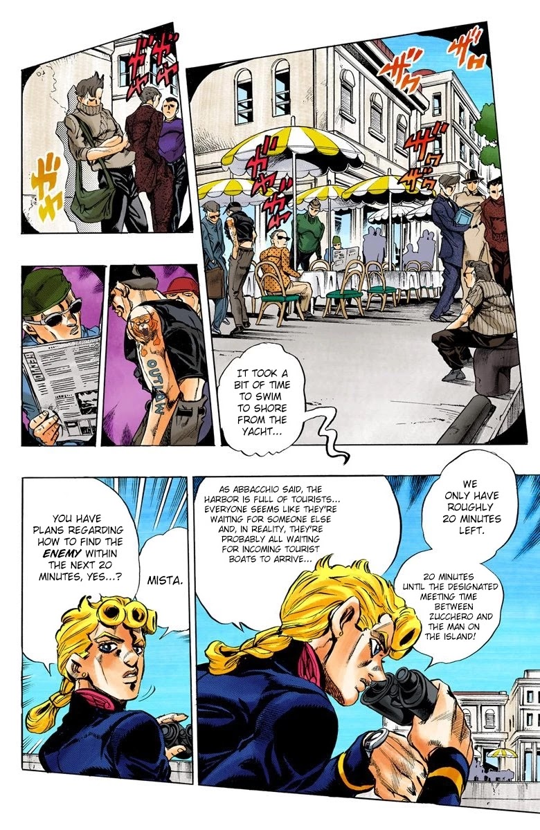 JoJo's Bizarre Adventure Part 5 - Vento Aureo (Official Colored) chapter 24 page 4