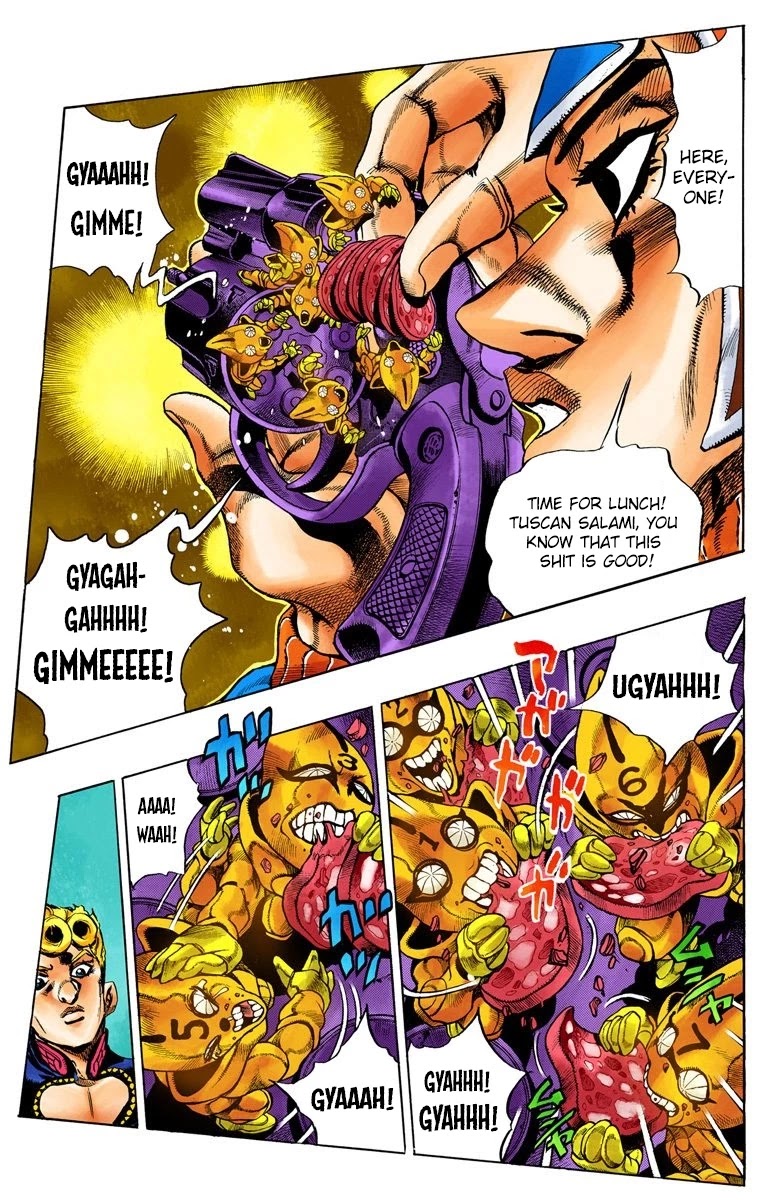 JoJo's Bizarre Adventure Part 5 - Vento Aureo (Official Colored) chapter 24 page 7