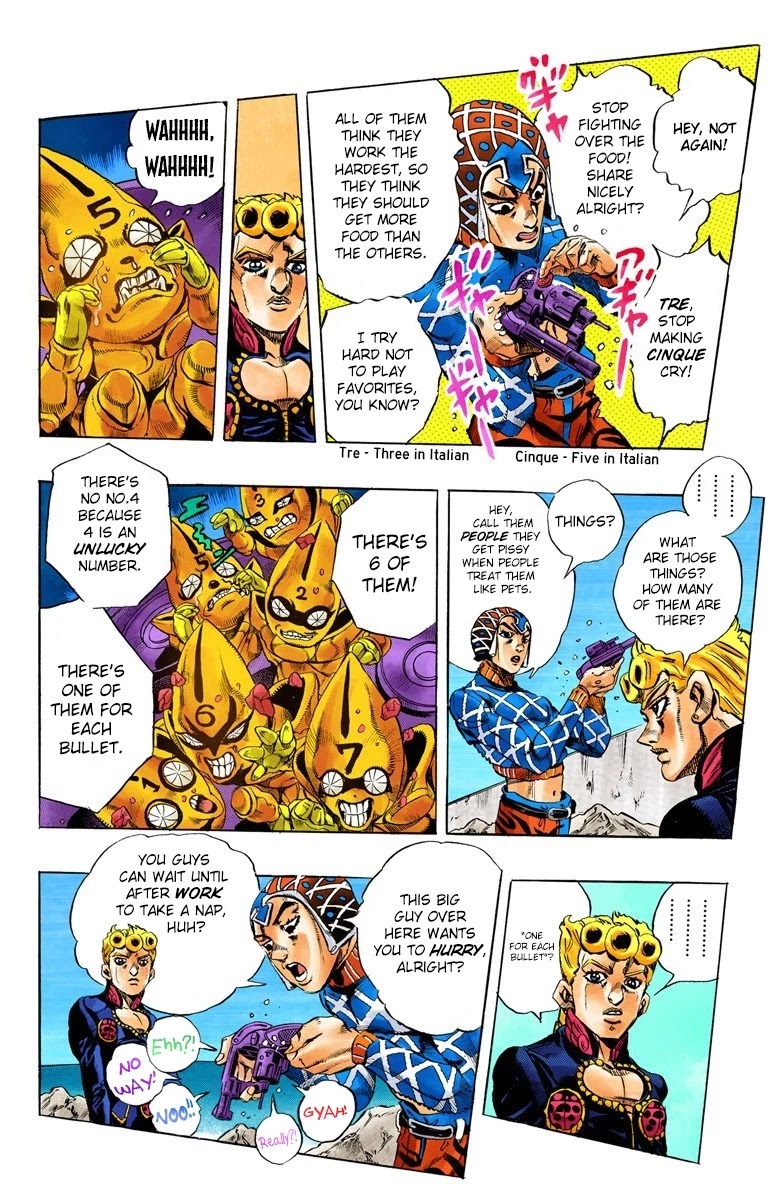 JoJo's Bizarre Adventure Part 5 - Vento Aureo (Official Colored) chapter 24 page 8