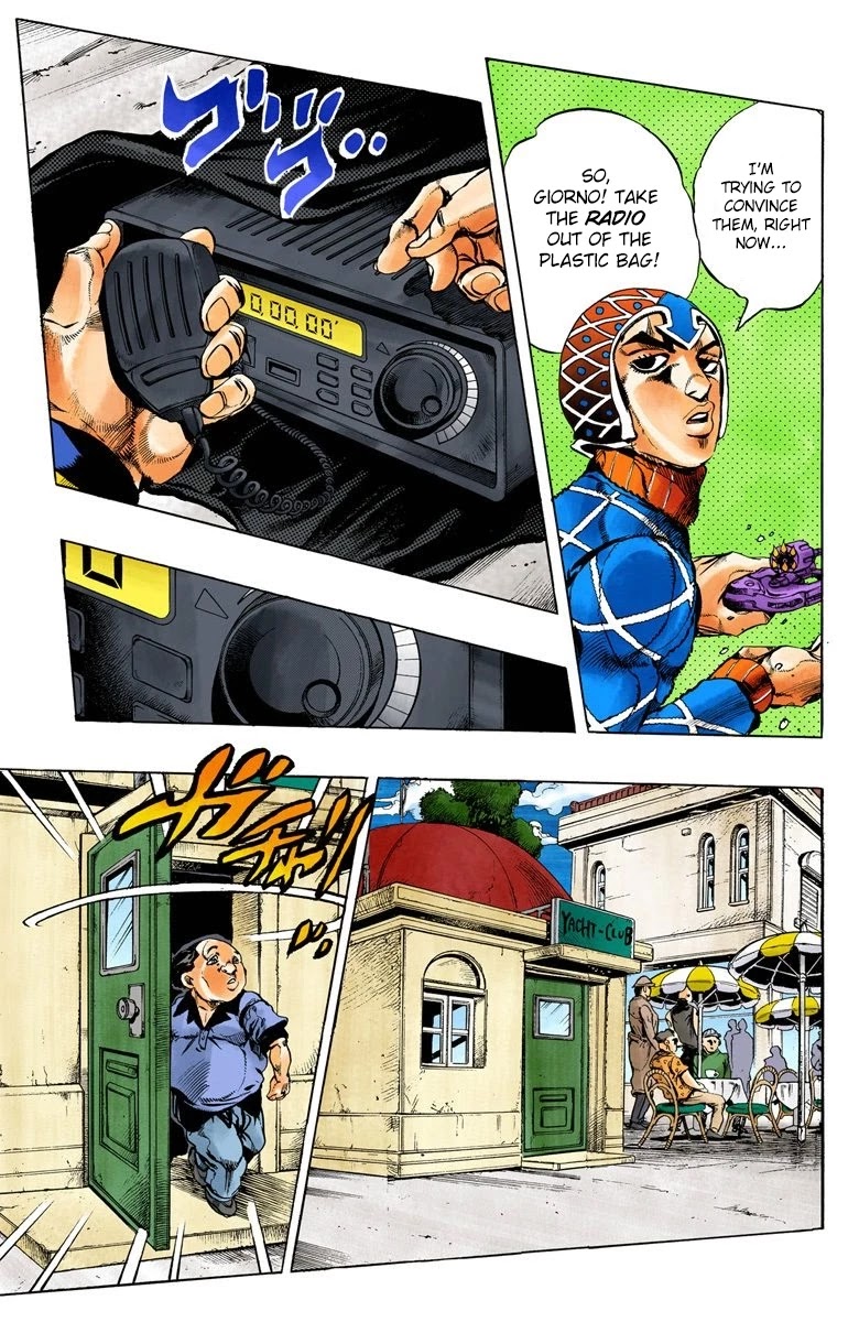 JoJo's Bizarre Adventure Part 5 - Vento Aureo (Official Colored) chapter 24 page 9