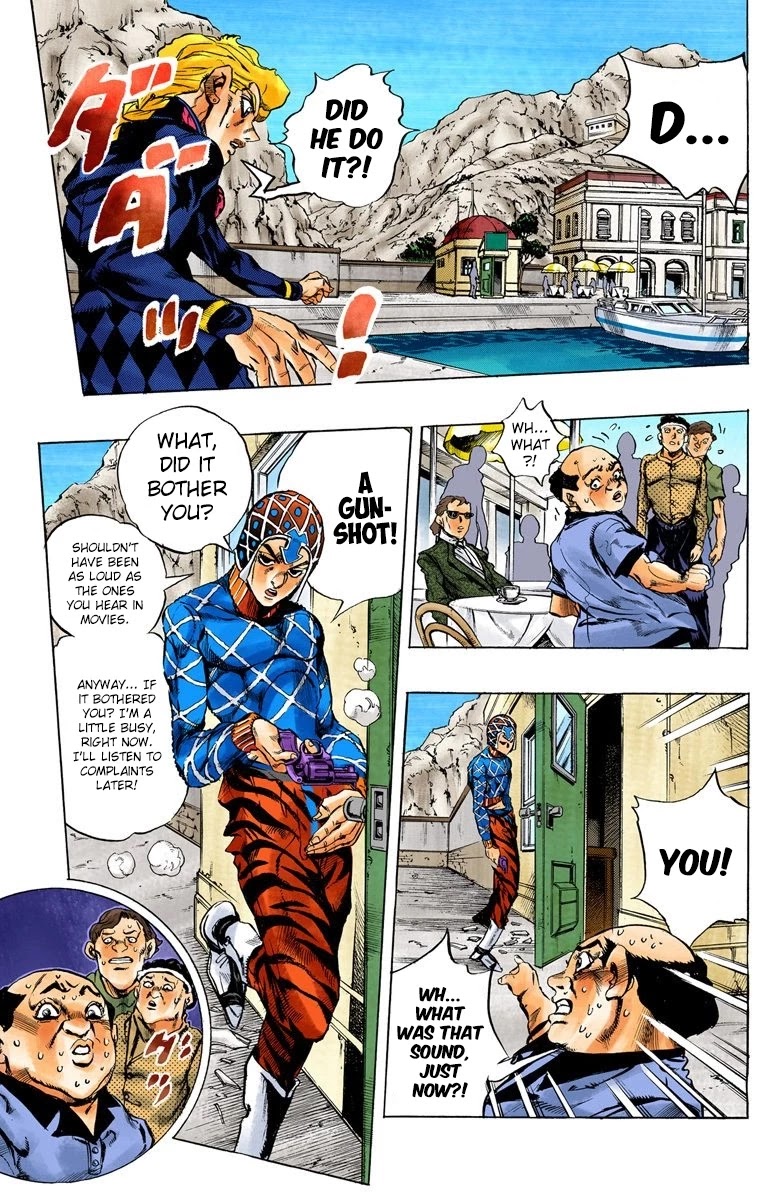 JoJo's Bizarre Adventure Part 5 - Vento Aureo (Official Colored) chapter 25 page 11