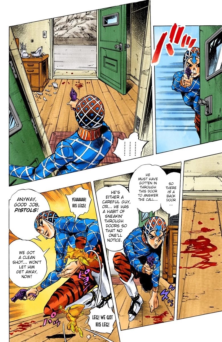 JoJo's Bizarre Adventure Part 5 - Vento Aureo (Official Colored) chapter 25 page 12