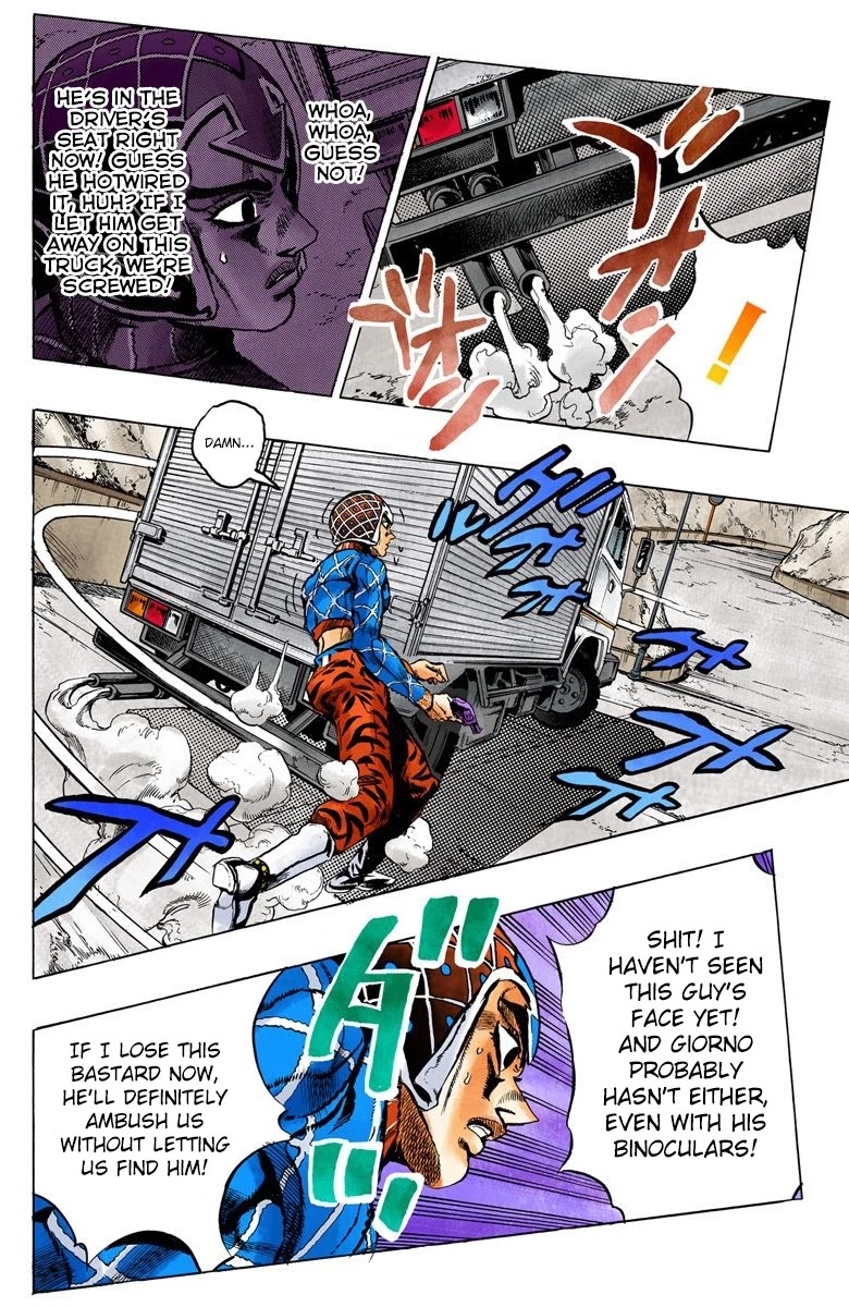 JoJo's Bizarre Adventure Part 5 - Vento Aureo (Official Colored) chapter 25 page 16