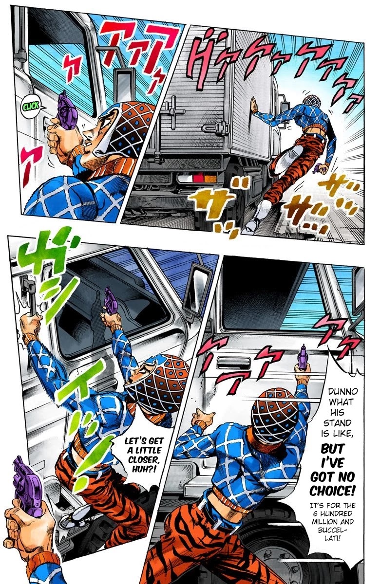 JoJo's Bizarre Adventure Part 5 - Vento Aureo (Official Colored) chapter 25 page 17