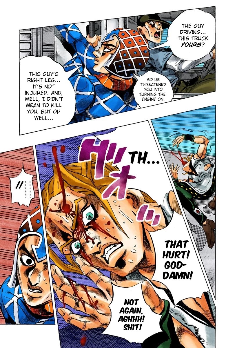 JoJo's Bizarre Adventure Part 5 - Vento Aureo (Official Colored) chapter 25 page 21